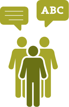 Multi language icon