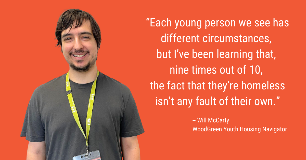 Youth Housing Navigator Will McCarty discusses the how many youth are not to blame for their homelessness.